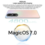 三鏡頭後置，螢幕指紋辨識，6.67 吋 Magic UI 7.0，高通驍龍 8+ Gen1 八核心，最高 3.0GHz，網路：5G，OTG，NFC，不支援 Google Play，Honor 80 Pro Flat 5G，12GB+256GB