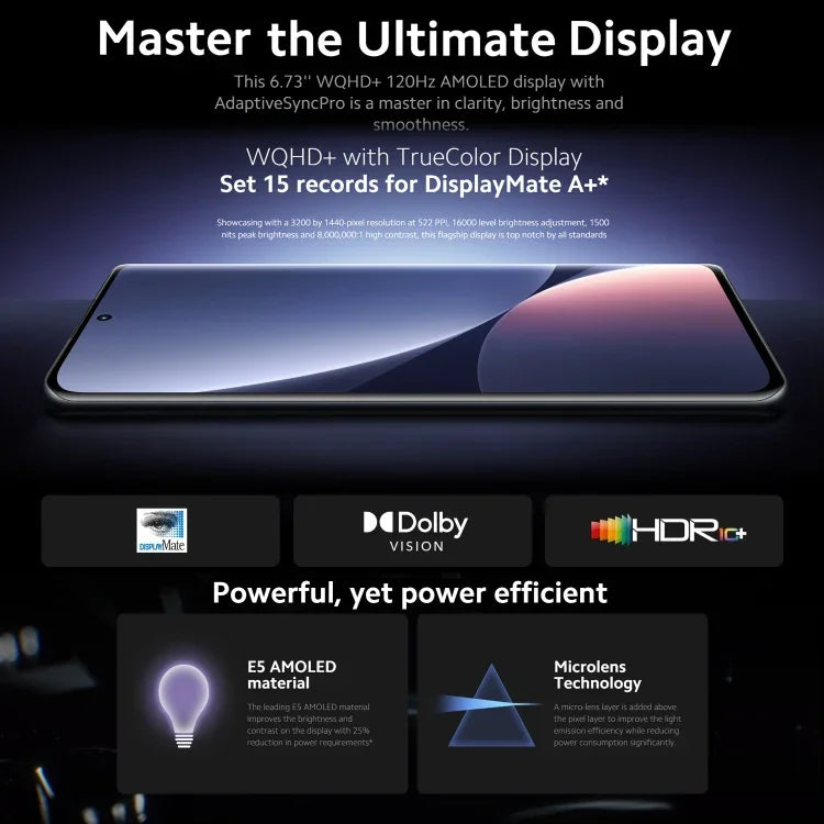 三鏡頭後置，臉部辨識與螢幕指紋辨識，4600mAh 電池，6.73 吋 MIUI 13 / Android 12，高通驍龍 8 Gen 1 八核心，最高 3.0GHz，網路：5G，NFC，小米 12 Pro 全球歐洲版