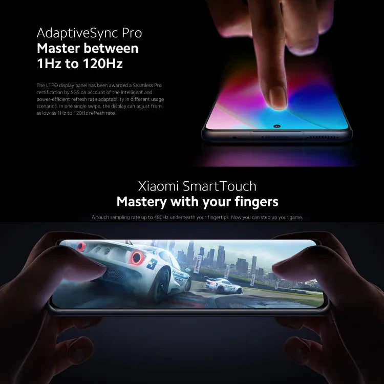 三鏡頭後置，臉部辨識與螢幕指紋辨識，4600mAh 電池，6.73 吋 MIUI 13 / Android 12，高通驍龍 8 Gen 1 八核心，最高 3.0GHz，網路：5G，NFC，小米 12 Pro 全球歐洲版