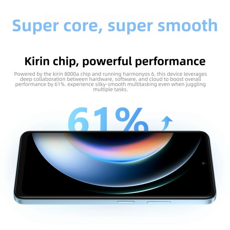 HUAWEI Enjoy 90，8GB+128GB，側邊指紋，6.67 吋 HarmonyOS 6.0 Kirin 8000A，OTG，不支援 Google Play，8GB+128GB