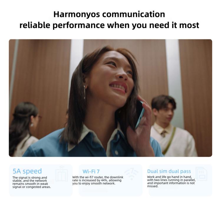 HUAWEI Enjoy 90 Plus，8GB+256GB，側邊指紋，6.67 吋 HarmonyOS 6.0 Kirin 8000，OTG，不支援 Google Play，8GB+256GB