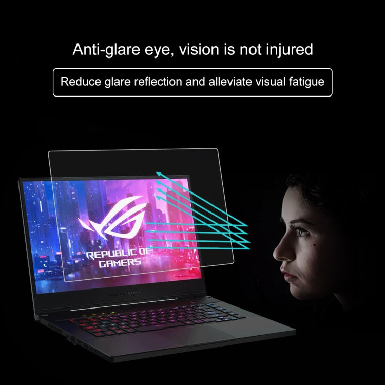 筆記型電腦螢幕高清鋼化玻璃保護膜，適用於 ASUS ROG Zephyrus M GU502 15.6 吋，適用於 ASUS ROG Zephyrus M 15.6 吋