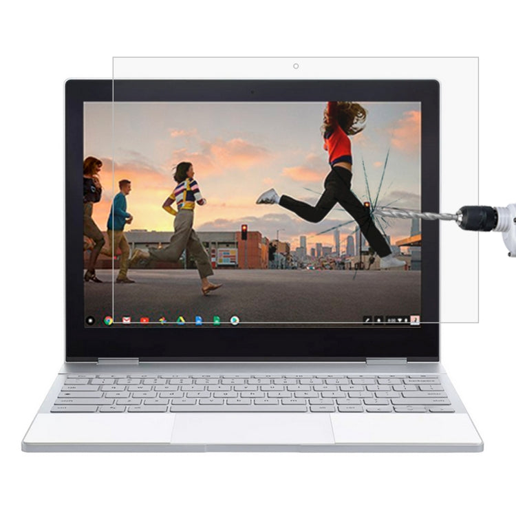 0.4mm 9H 表面硬度全屏鋼化玻璃膜，適用於 Google Pixelbook 12.3 吋，適用 Google Pixelbook 12.3 吋