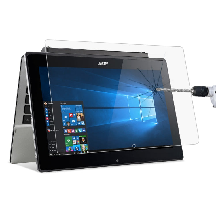0.4mm 9H 表面硬度全屏鋼化玻璃膜，適用於 Acer Switch 11V (SW5-173) 11.6 吋，適用 Acer Switch 11V (SW5-173) 11.6 吋