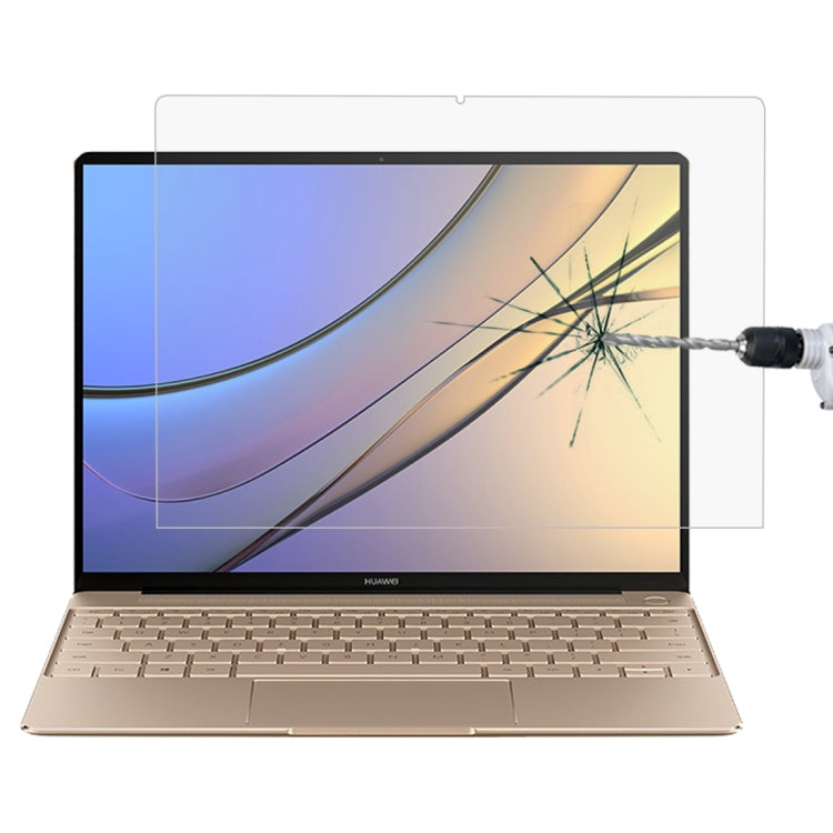 0.4mm 9H 表面硬度全屏鋼化玻璃膜，適用於 Huawei MateBook X 13.3 吋，MateBook X 13.3 吋