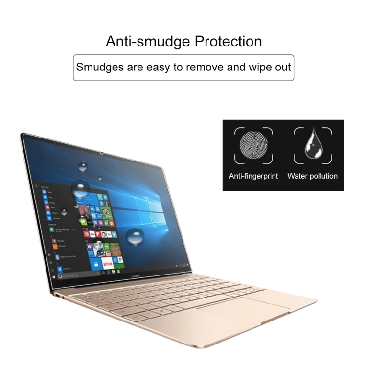 0.4mm 9H 表面硬度全屏鋼化玻璃膜，適用於 Huawei MateBook X 13.3 吋，MateBook X 13.3 吋