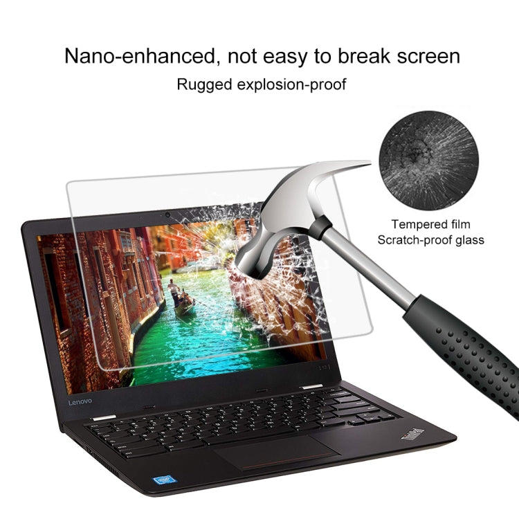0.4mm 9H 表面硬度全屏鋼化玻璃膜，適用於 Lenovo ThinkPad 13 Chromebook 13.3 吋，Lenovo 13 Chromebook