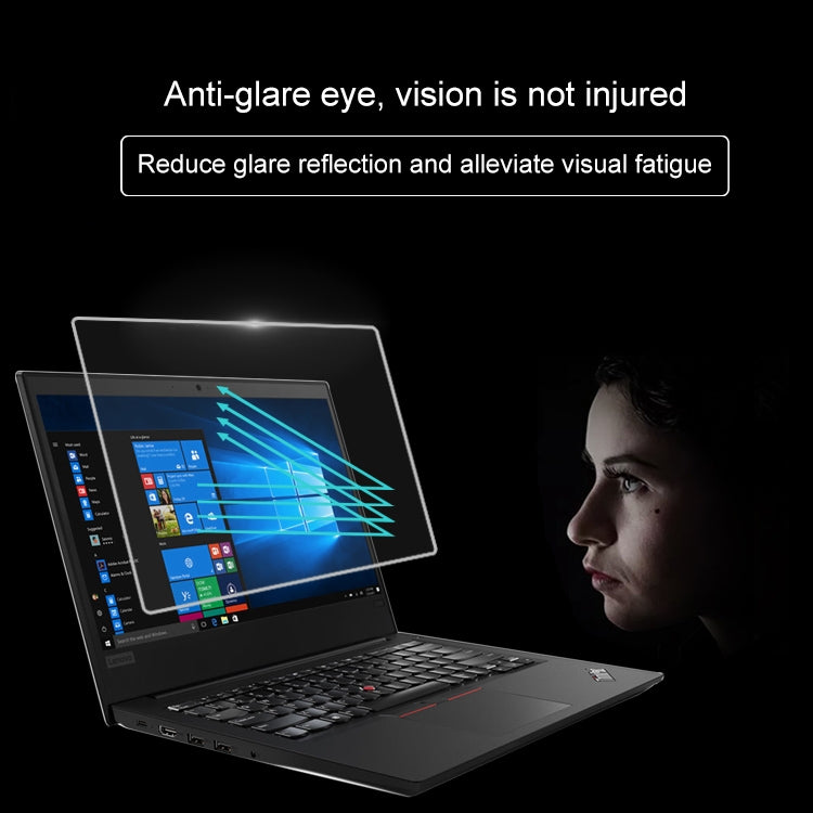 0.4mm 9H 表面硬度全屏鋼化玻璃膜，適用於 Lenovo ThinkPad E485 14 吋，Lenovo E485