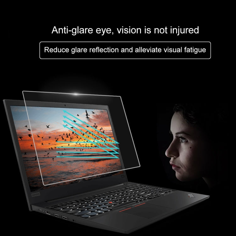 9H 表面硬度全屏鋼化玻璃膜，適用於 Lenovo ThinkPad E585 15.6 吋，Lenovo E585