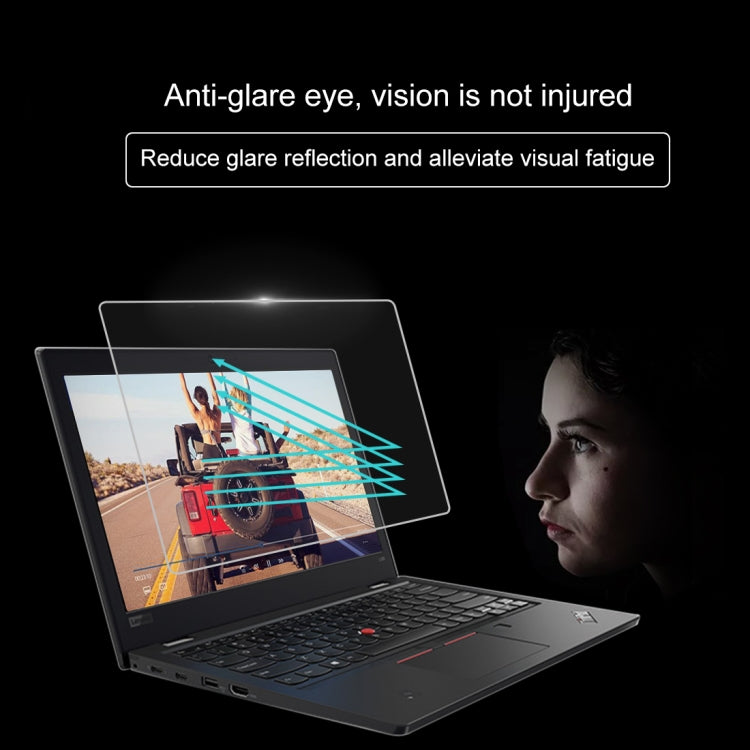 0.4mm 9H表面硬度全屏鋼化玻璃膜適用聯想ThinkPad L380 13.3吋，聯想L380