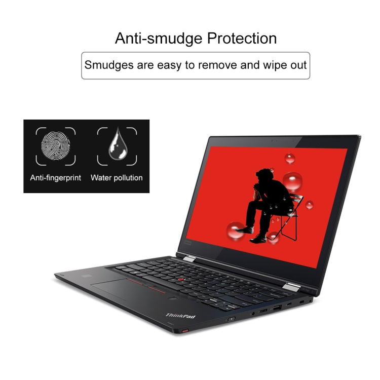 0.4mm 9H 表面硬度全屏鋼化玻璃膜，適用於 Lenovo ThinkPad L380 Yoga 13.3 吋，L380 Yoga