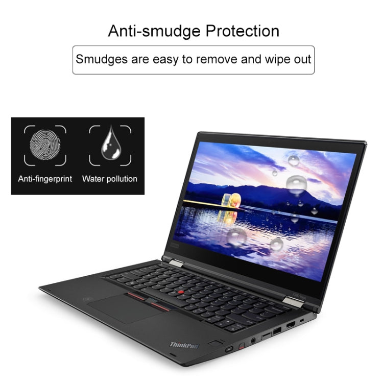 0.4mm 9H 表面硬度全屏鋼化玻璃膜，適用於 Lenovo ThinkPad X380 Yoga 13.3 吋，X380 Yoga