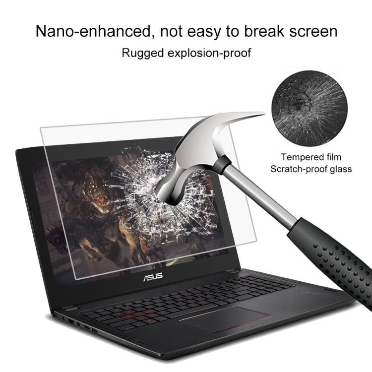 筆記型電腦螢幕高清鋼化玻璃保護膜，適用於 ASUS FX502VM 15.6 吋，適用於 ASUS FX502VM 15.6 吋