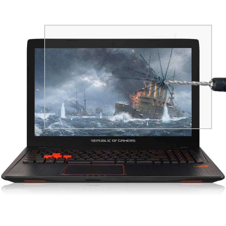 筆記型電腦螢幕高清鋼化玻璃保護膜，適用於 ASUS ROG GL553VE 15.6 吋，適用於 ASUS ROG GL553VE 15.6 吋