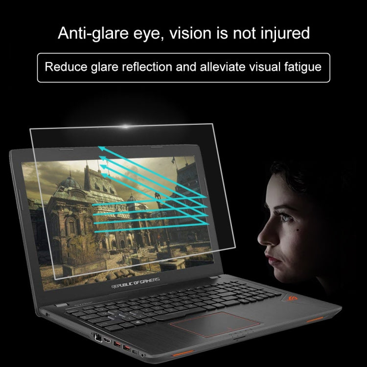 筆記型電腦螢幕高清鋼化玻璃保護膜，適用於 ASUS ROG GL553VE 15.6 吋，適用於 ASUS ROG GL553VE 15.6 吋