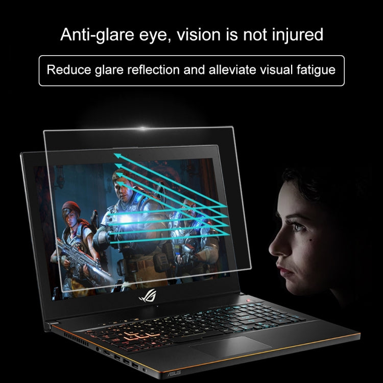 筆記型電腦螢幕高清鋼化玻璃保護膜，適用於 ASUS ROG GU501 15.6 吋，適用於 ASUS ROG GU501 15.6 吋