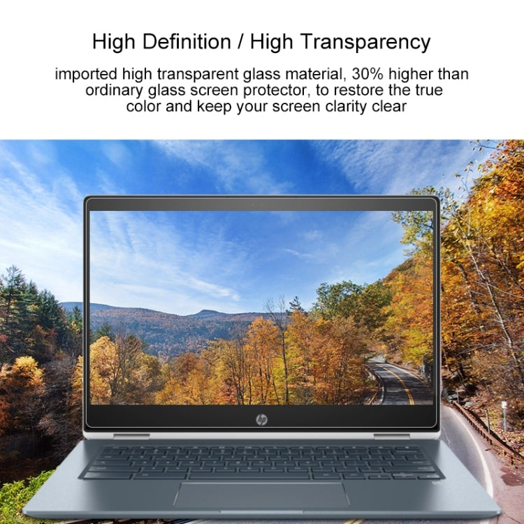 筆記型電腦螢幕高清鋼化玻璃保護膜，適用於 HP Chromebook x360 - 14-da0021nr 14 吋，適用於 HP Chromebook x360 - 14-da0021nr 14 吋