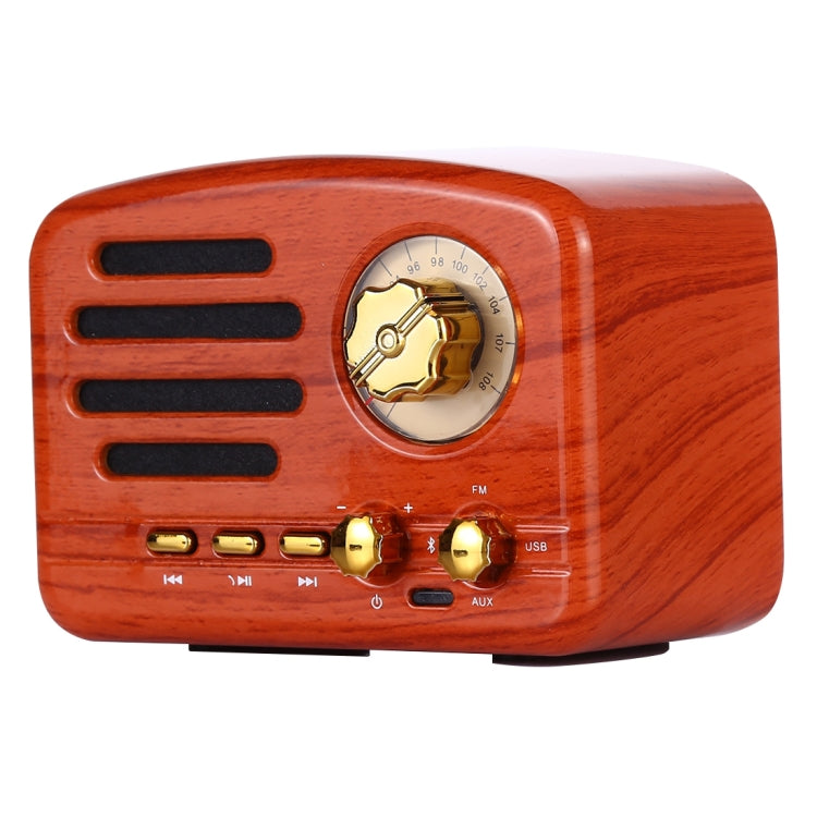 Angel MA-1500 復古藍牙 HiFi 收音機喇叭，附彩色 LED 燈，支援 USB、FM 及 3.5mm 輸入
