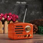 Angel MA-1500 復古藍牙 HiFi 收音機喇叭，附彩色 LED 燈，支援 USB、FM 及 3.5mm 輸入