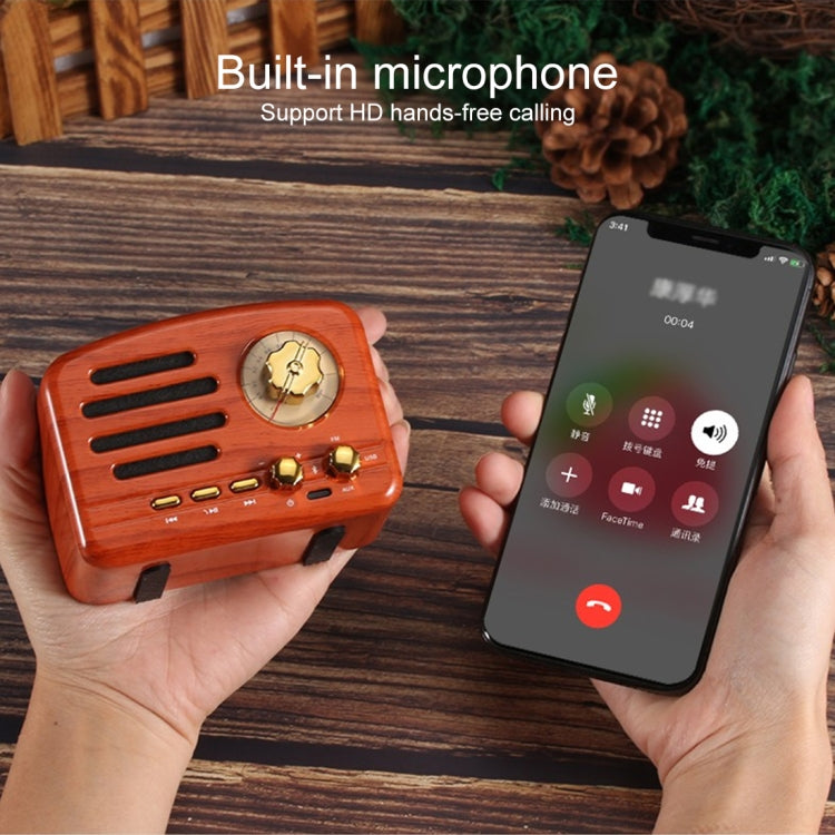 Angel MA-1500 復古藍牙 HiFi 收音機喇叭，附彩色 LED 燈，支援 USB、FM 及 3.5mm 輸入
