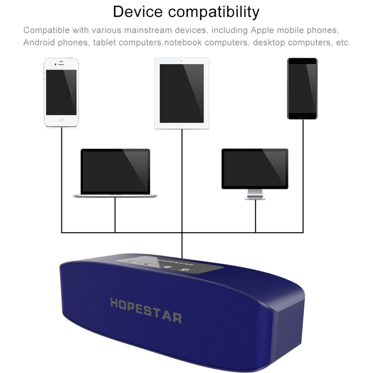 HOPESTAR H11迷你便攜兔子無線藍牙喇叭，內建麥克風，支援AUX / 免持通話 / FM / TF，H11