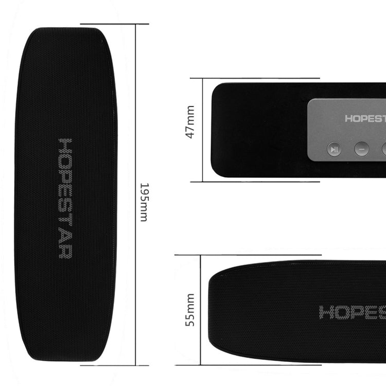 HOPESTAR H11迷你便攜兔子無線藍牙喇叭，內建麥克風，支援AUX / 免持通話 / FM / TF，H11