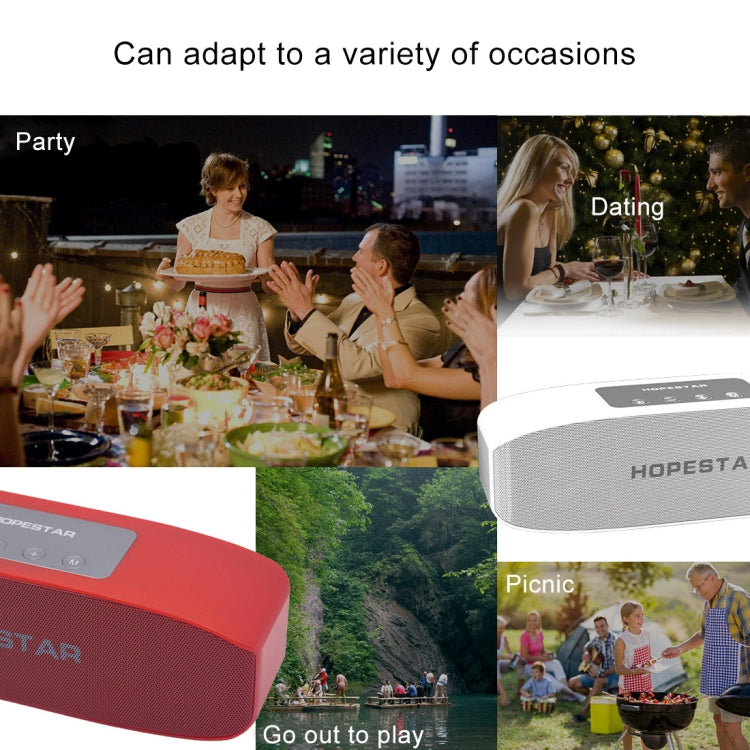 HOPESTAR H11迷你便攜兔子無線藍牙喇叭，內建麥克風，支援AUX / 免持通話 / FM / TF，H11