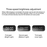 AEC BT501 藍牙 5.0 迷你喇叭，帶 LED、鬧鐘、時鐘及鏡面，支援 32G TF 卡，BT501