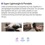 Hyperdrum 體感虛擬鼓組 智能便攜式樂器，Hyperdrum 體感虛擬鼓