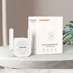 COMFAST CF-WR765AC 1200Mbps 雙頻無線訊號中繼放大器附外接天線，CF-WR765AC