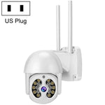 Tuya QX56 300 萬像素 IP66 防水 2.4G 無線 IP 攝影機，支援 Amazon Alexa 及 Google Home 及動態偵測及雙向語音及全彩夜視及 TF 卡，歐規插頭，支援 Amazon Alexa 及 Google Home
