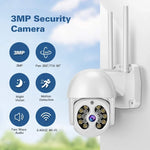 Tuya QX56 300 萬像素 IP66 防水 2.4G 無線 IP 攝影機，支援 Amazon Alexa 及 Google Home 及動態偵測及雙向語音及全彩夜視及 TF 卡，歐規插頭，支援 Amazon Alexa 及 Google Home