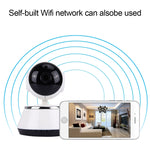 V380 HD 1280 x 720P 1.0MP 360度旋轉網路攝影機無線WiFi智慧安全攝影機，支援TF卡、雙向語音，V380