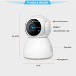 YT24 V380 3.0MP 旋轉雲台 IP 攝影機 WiFi 智慧安全攝影機，支援 TF 卡／雙向語音／動態偵測／夜視，YT24 3.0MP