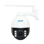 ESCAM Q5068 H.265 5MP 旋轉/傾斜/4倍變焦 WiFi 防水網路攝影機，支援 ONVIF 雙向通話及夜視，澳洲插頭、英國插頭、美國插頭、歐洲插頭、澳洲插頭