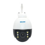 ESCAM Q5068 H.265 5MP 旋轉/傾斜/4倍變焦 WiFi 防水網路攝影機，支援 ONVIF 雙向通話及夜視，澳洲插頭、英國插頭、美國插頭、歐洲插頭、澳洲插頭