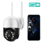 QX29 3.0MP 高清 WiFi IP 攝影機，支援夜視及動態偵測及雙向語音及 TF 卡，澳規插頭，QX29
