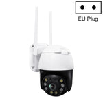 QX36 1080P 3.0MP 3.6mm 鏡頭 IP65 防水 PTZ 360 度旋轉 WiFi 攝影機，支援日夜全彩、雙向語音對講、動態人體偵測、影片回放及 128GB TF 卡，澳規插頭，QX36