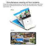 QX36 1080P 3.0MP 3.6mm 鏡頭 IP65 防水 PTZ 360 度旋轉 WiFi 攝影機，支援日夜全彩、雙向語音對講、動態人體偵測、影片回放及 128GB TF 卡，澳規插頭，QX36