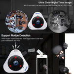 ESCAM Q8 960P 360 度魚眼鏡頭 1.3MP 無線網路 IP 攝影機，支援動態偵測／夜視，紅外線距離：5-10米，澳洲插頭，Q8 美國插頭，Q8 澳洲插頭，Q8 歐洲插頭，Q8 英國插頭