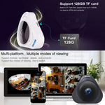 ESCAM Q8 960P 360 度魚眼鏡頭 1.3MP 無線網路 IP 攝影機，支援動態偵測／夜視，紅外線距離：5-10米，澳洲插頭，Q8 美國插頭，Q8 澳洲插頭，Q8 歐洲插頭，Q8 英國插頭