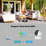 SriHome SH046 400 萬像素 FHD 低功耗無線家用安全攝影機系統，SH046