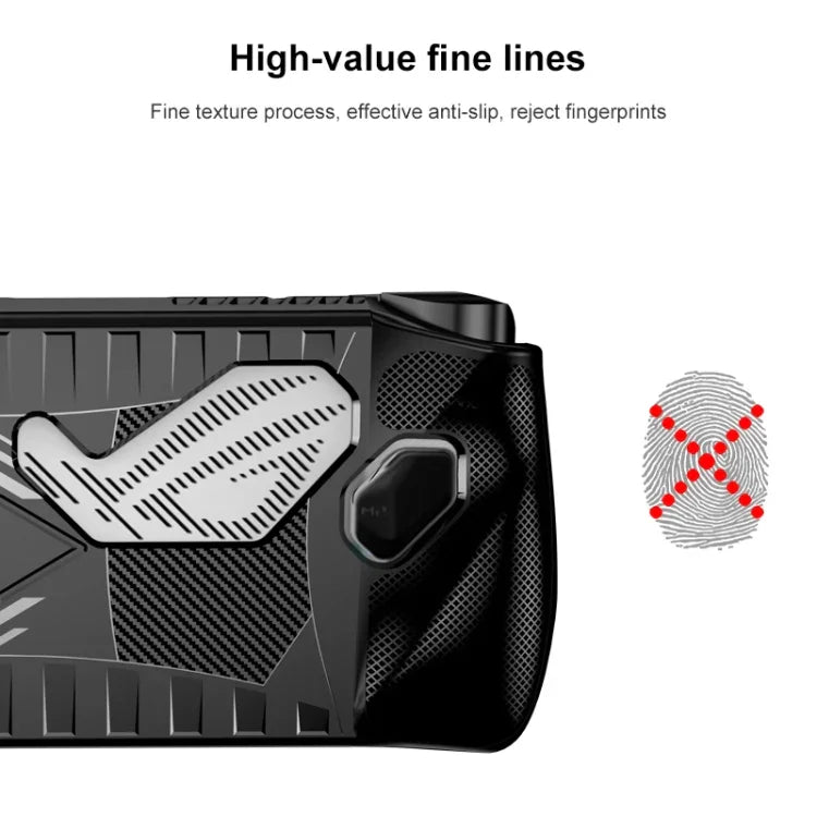 適用於ASUS ROG Ally遊戲主機TPU保護殼，TPU殼（黑色），TPU殼（白色）