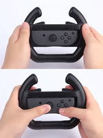 適用於 Nintendo Switch Joy-Con 控制器（不含）半圓形遊戲方向盤，半圓形方向盤