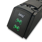 iplay 雙埠充電座支架 / 控制器充電座，適用 Sony Playstation 4 PS4 及 Slim PS4 Pro，附 LED 顯示指示燈，HBP-119