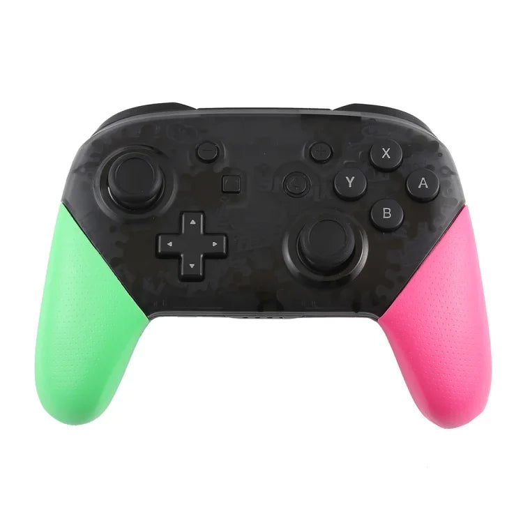 具截圖震動功能無線遊戲專業控制器，適用 Nintendo Switch（綠粉色），適用 Nintendo-Switch（綠粉色）
