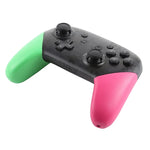 具截圖震動功能無線遊戲專業控制器，適用 Nintendo Switch（綠粉色），適用 Nintendo-Switch（綠粉色）