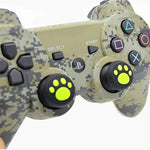 4 件組可愛貓爪矽膠保護套，適用 PS4 / PS3 / PS2 / XBOX360 / XBOXONE / WIIU 遊戲手把搖桿