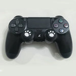 4 件組可愛貓爪矽膠保護套，適用 PS4 / PS3 / PS2 / XBOX360 / XBOXONE / WIIU 遊戲手把搖桿