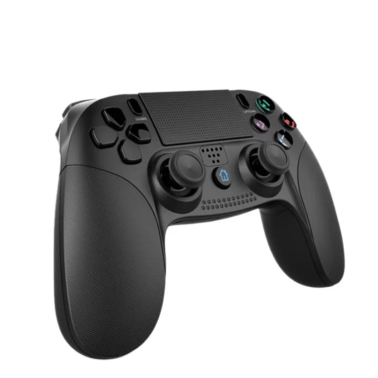 無線遊戲控制器電腦遊戲手把雙馬達，適用 PS4 / PS3，XB-006 黑色